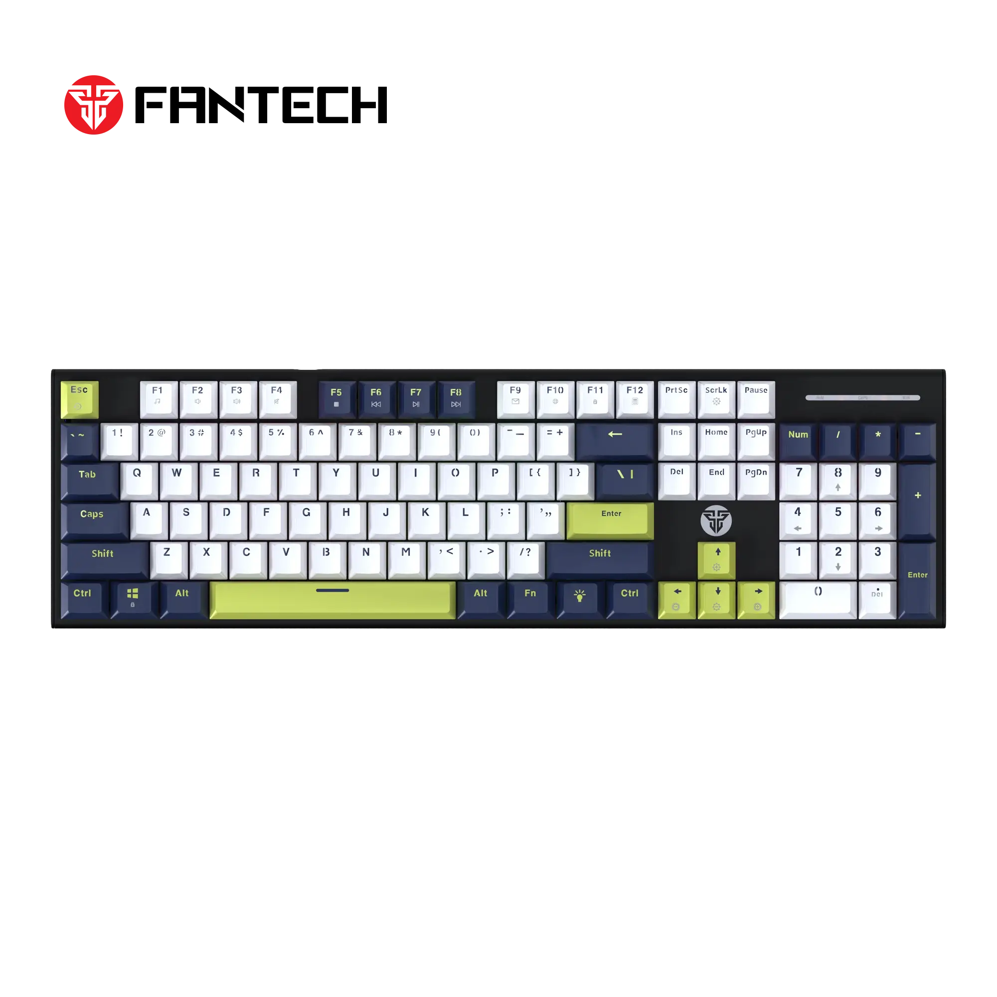 Fantech MK878S ATOM104S Mechanical Gaming Keyboard Mori Edition - White Fantech MK878S ATOM104S Mechanical Gaming Keyboard Mori Edition - White